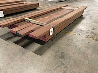 Azobe vlonderdelen 45x140 mm (24x) - afbeelding 1 van  2