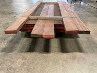 Azobe vlonderdelen 45x140 mm (24x) - afbeelding 4 van  6