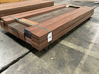 Azobe vlonderdelen 45x140 mm (25x) - afbeelding 1 van  6