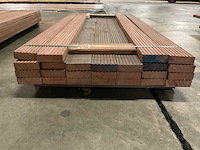 Azobe vlonderdelen 45x140 mm (25x) - afbeelding 2 van  6