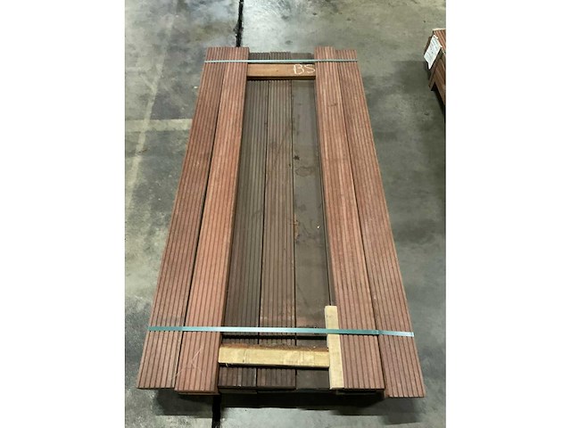 Azobe vlonderdelen 45x140 mm (25x) - afbeelding 5 van  6