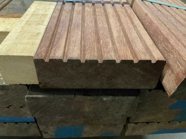 Azobe vlonderdelen 45x140 mm (25x) - afbeelding 6 van  6