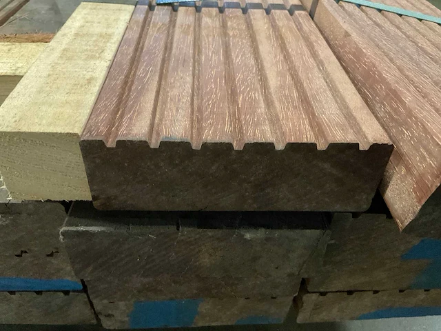 Azobe vlonderdelen 45x140 mm (25x) - afbeelding 6 van  6