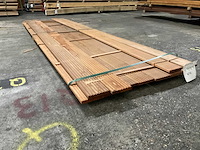 Azobé vlonderdelen antislip 21x145 mm (11x) - afbeelding 2 van  6