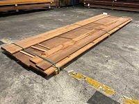 Azobé vlonderdelen antislip 21x145 mm (11x) - afbeelding 3 van  6