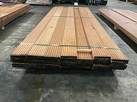 Azobé vlonderdelen antislip 21x145 mm (41x) - afbeelding 2 van  6