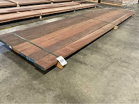 Azobé vlonderdelen antislip 35x140 mm (7x) - afbeelding 1 van  5