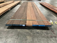 Azobé vlonderdelen antislip 35x140 mm (7x) - afbeelding 2 van  5