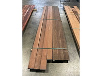 Azobé vlonderdelen antislip 35x140 mm (7x) - afbeelding 5 van  5