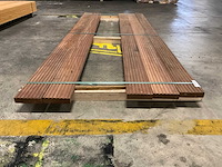 Azobe vlonderplanken 35x140 mm (5x) - afbeelding 2 van  6