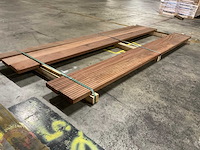 Azobe vlonderplanken 35x140 mm (5x) - afbeelding 3 van  6