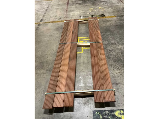 Azobe vlonderplanken 35x140 mm (5x) - afbeelding 5 van  6