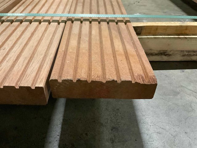 Azobe vlonderplanken 35x140 mm (5x) - afbeelding 6 van  6