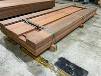 Azobe vlonderplanken 35x90 mm (26x) - afbeelding 2 van  4