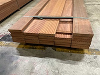 Azobe vlonderplanken 35x90 mm (26x) - afbeelding 3 van  4