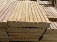 Azobe vlonderplanken 35x90 mm (26x) - afbeelding 4 van  4