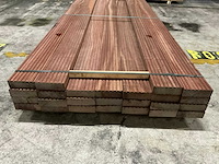 Azobe vlonderplanken 45x140 mm (25x) - afbeelding 3 van  5