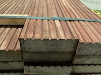 Azobe vlonderplanken 45x140 mm (25x) - afbeelding 5 van  5