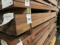 Azobe vlonderplanken 45x140 mm (28x) - afbeelding 5 van  5