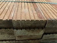 Azobe vlonderplanken 45x140 mm (28x) - afbeelding 4 van  4