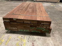 Azobe vlonderplanken 45x140 mm (50x) - afbeelding 2 van  5