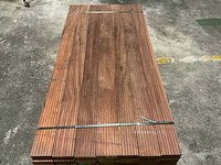 Azobe vlonderplanken 45x140 mm (50x) - afbeelding 5 van  5