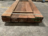 Azobe vlonderplanken 45x190 mm (17x) - afbeelding 3 van  4