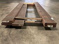 Azobe vlonderplanken 45x190 mm (5x) - afbeelding 1 van  3