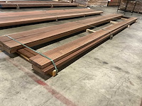 Azobe vlonderplanken 45x190 mm (6x) - afbeelding 1 van  3