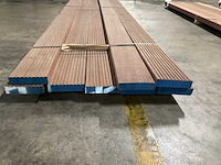 Azobe vlonderplanken 45x190 mm (8x) - afbeelding 4 van  6