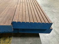 Azobe vlonderplanken 45x190 mm (8x) - afbeelding 6 van  6