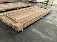 Azobé vlonderplanken met antislip 35x140 mm (23x) - afbeelding 3 van  6