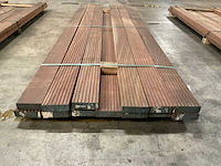 Azobé vlonderplanken met antislip 45x140 mm (13x) - afbeelding 1 van  3