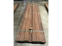 Azobé vlonderplanken met antislip 45x140 mm (13x) - afbeelding 3 van  3