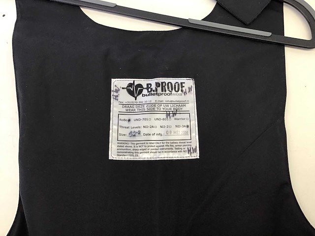 B-proof kogelwerend vest - afbeelding 3 van  4