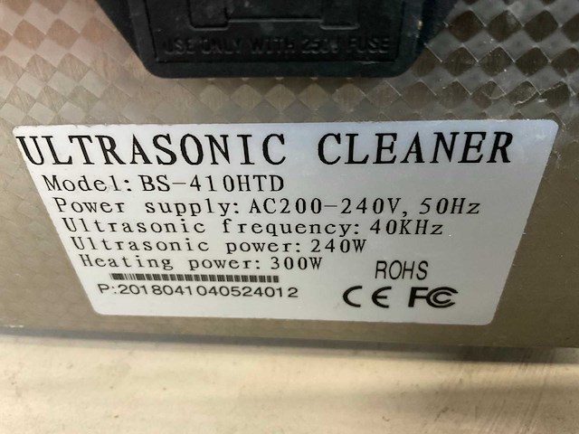 B-sonic bs-410 htd ultrsone reiniger - afbeelding 6 van  6