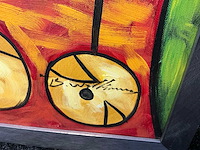 B williams schilderij olieverf op canvas (2x) - afbeelding 5 van  9