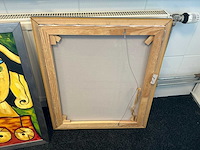 B williams schilderij olieverf op canvas (2x) - afbeelding 6 van  9