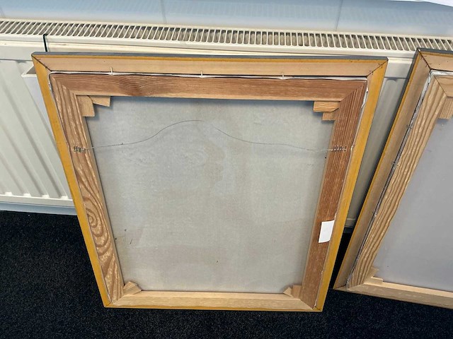 B williams schilderij olieverf op canvas (2x) - afbeelding 8 van  9