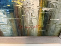 B williams schilderij olieverf op canvas (3x) - afbeelding 3 van  9