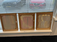 B williams schilderij olieverf op canvas (3x) - afbeelding 8 van  9