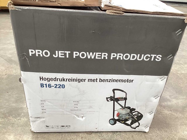 B16-220 hogedrukreiniger met benzinemotor - afbeelding 2 van  5