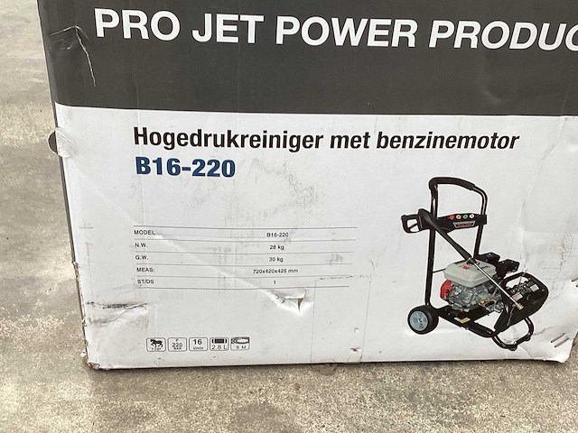B16-220 hogedrukreiniger met benzinemotor - afbeelding 3 van  5
