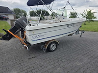 B2 marine - cap ferret - console visboot met 70 pk tohatsu buitenboordmotor met riba trailer - afbeelding 10 van  42
