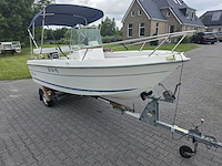 B2 marine - cap ferret - console visboot met 70 pk tohatsu buitenboordmotor met riba trailer - afbeelding 2 van  42