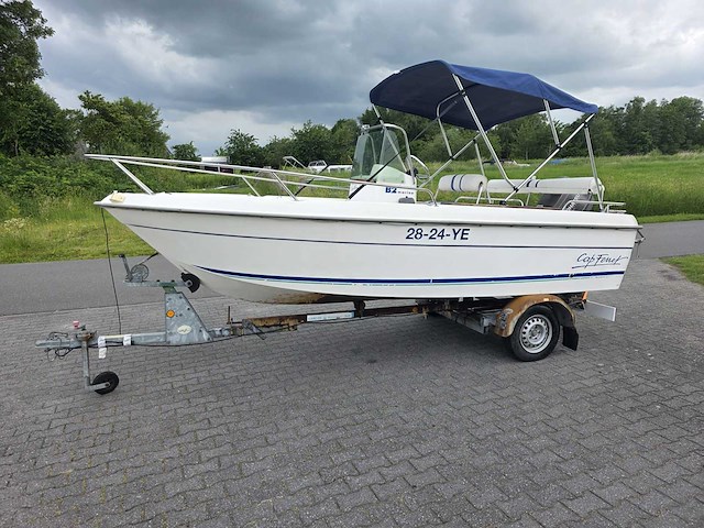B2 marine - cap ferret - console visboot met 70 pk tohatsu buitenboordmotor met riba trailer - afbeelding 3 van  42