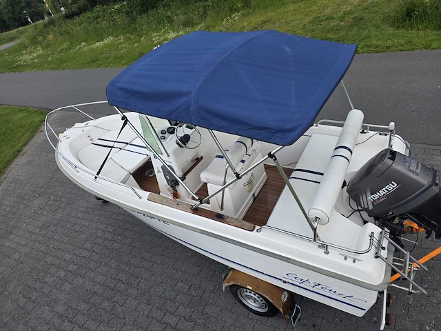 B2 marine - cap ferret - console visboot met 70 pk tohatsu buitenboordmotor met riba trailer - afbeelding 9 van  42