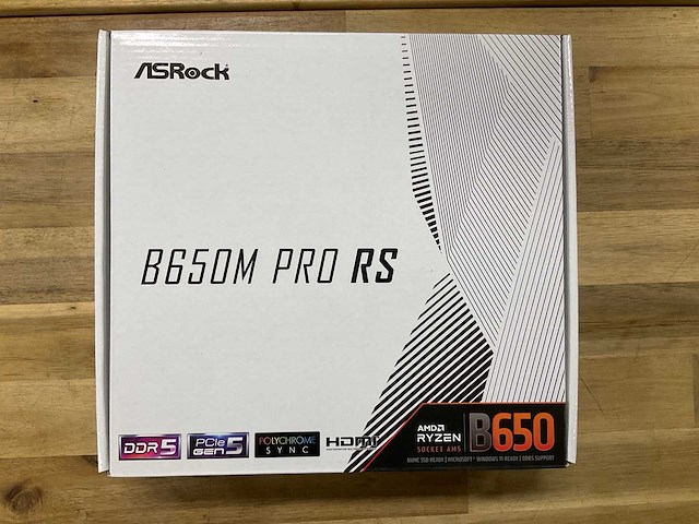 B650m pro rs motherboardasrock - afbeelding 1 van  3