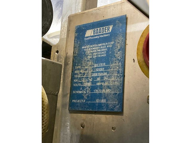 Baader 176 / ba 176r 4-voudige visfileerlijn met transportsystemen - afbeelding 19 van  37