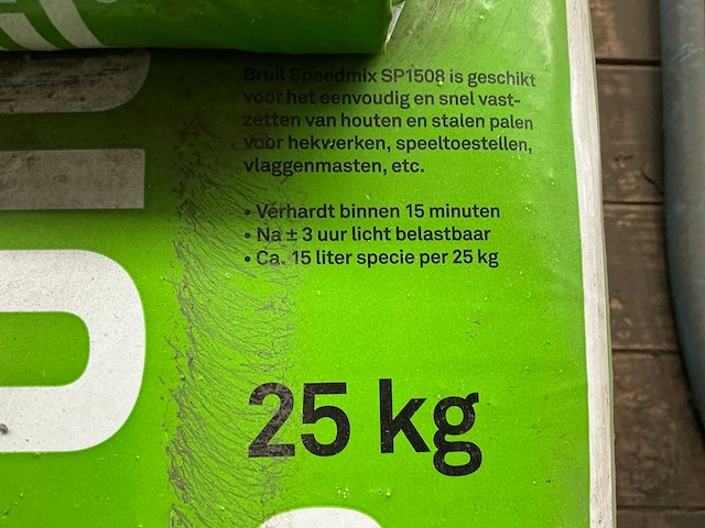Baal bruil sp1508 speedmix beton à 25 kg (25x) - afbeelding 1 van  2